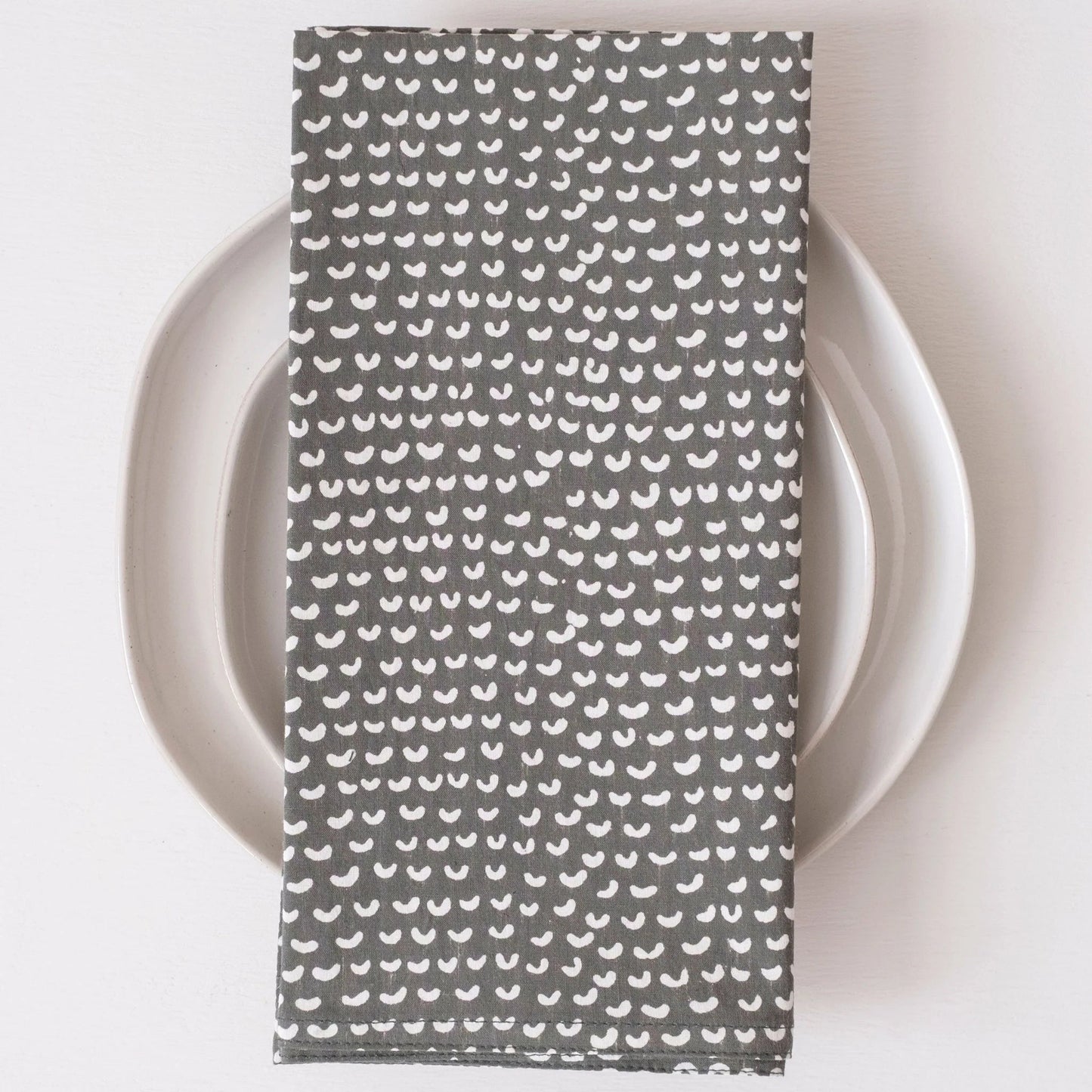 GrayMarket Design Cam Dark Olive Printed Napkins - Earth & Willow - GrayMarket Design - Earth & Willow
