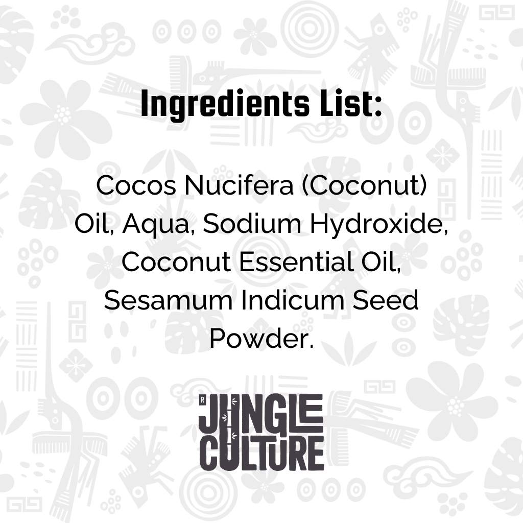 Jungle Culture Coconut Husk Natural Body Bar Soap - Earth & Willow - Jungle Culture - Earth & Willow