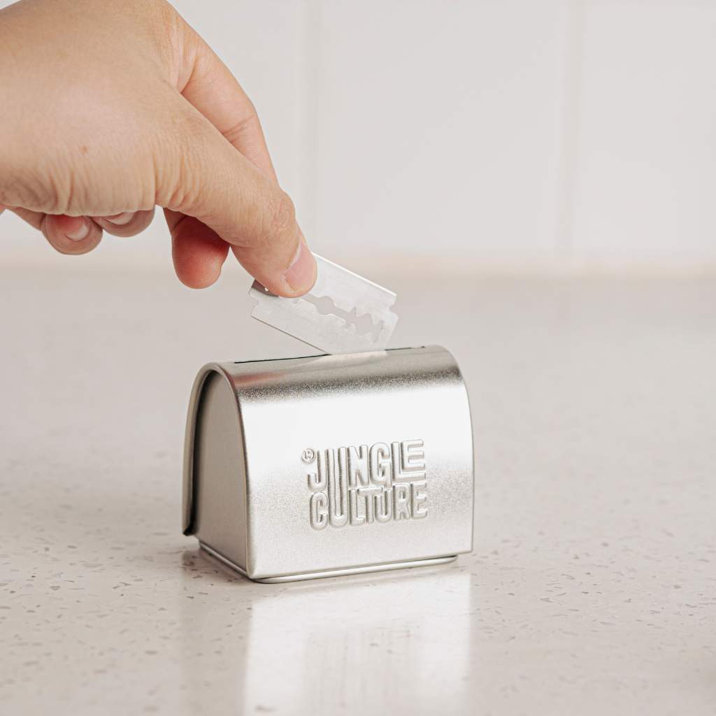Jungle Culture Safety Razor Blade Disposal Tin - Earth & Willow - Jungle Culture - Earth & Willow