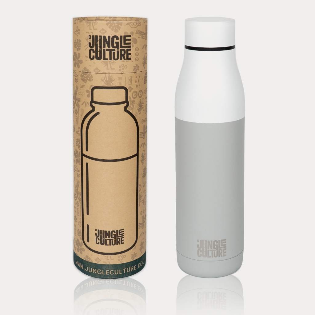 Jungle Culture Insulated Stainless Steel Water Bottle - (650ml) - Earth & Willow - Jungle Culture - Earth & Willow