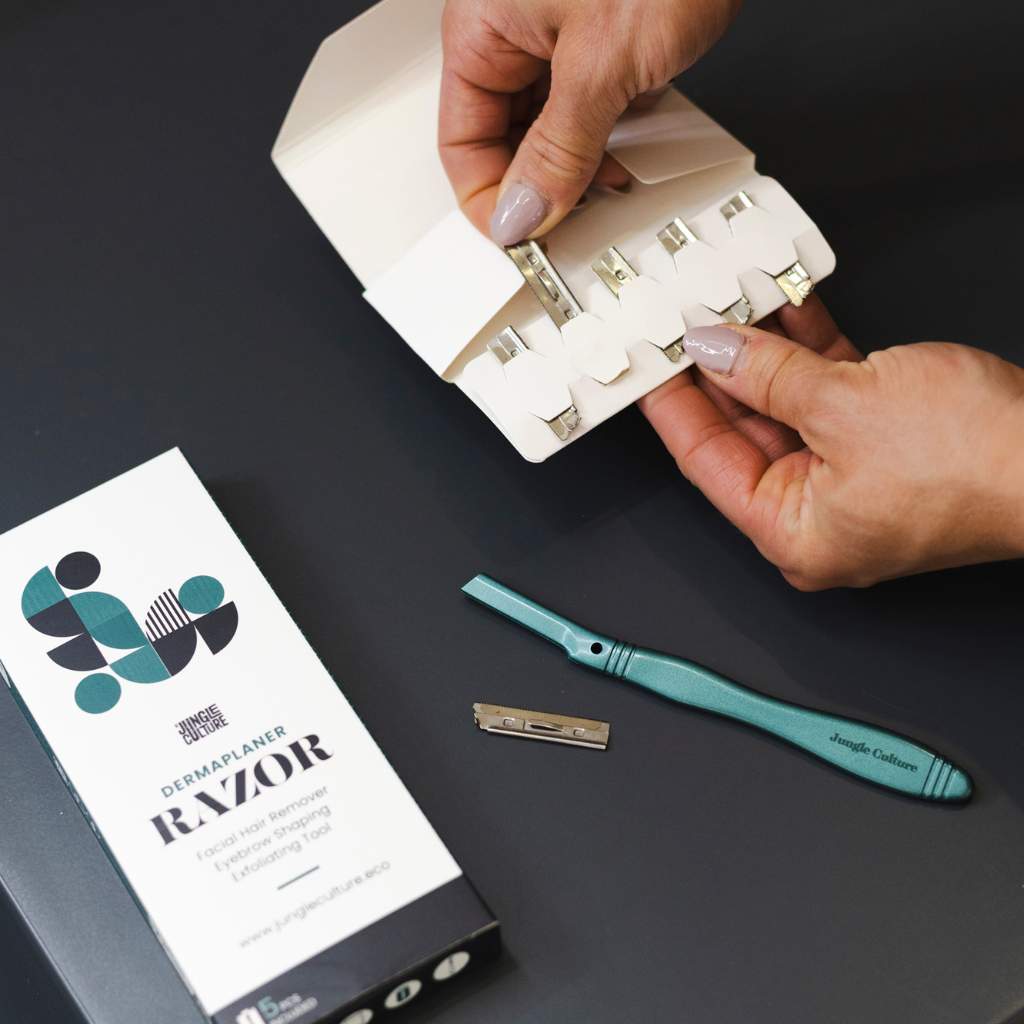 Jungle Culture Pack of 20 Eyebrow Razor / Dermaplaner Blades - Earth & Willow - Earth & Willow - Earth & Willow