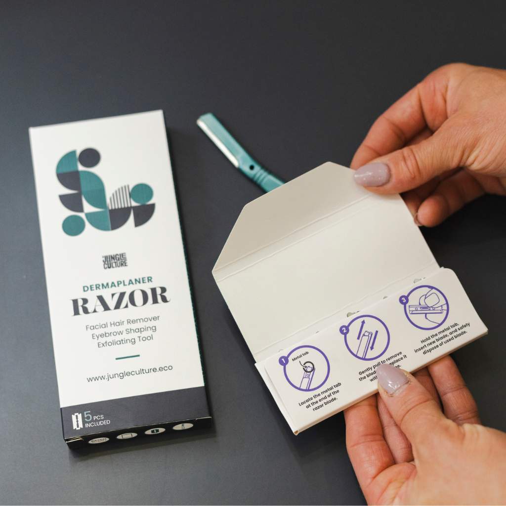 Jungle Culture Pack of 20 Eyebrow Razor / Dermaplaner Blades - Earth & Willow - Earth & Willow - Earth & Willow