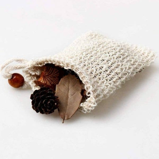 Soap Bag - Sisal | Natural Fibre Mesh Soap Pouch Sack - Earth & Willow - Jungle Culture - Earth & Willow