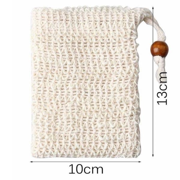 Soap Bag - Sisal | Natural Fibre Mesh Soap Pouch Sack - Earth & Willow - Jungle Culture - Earth & Willow