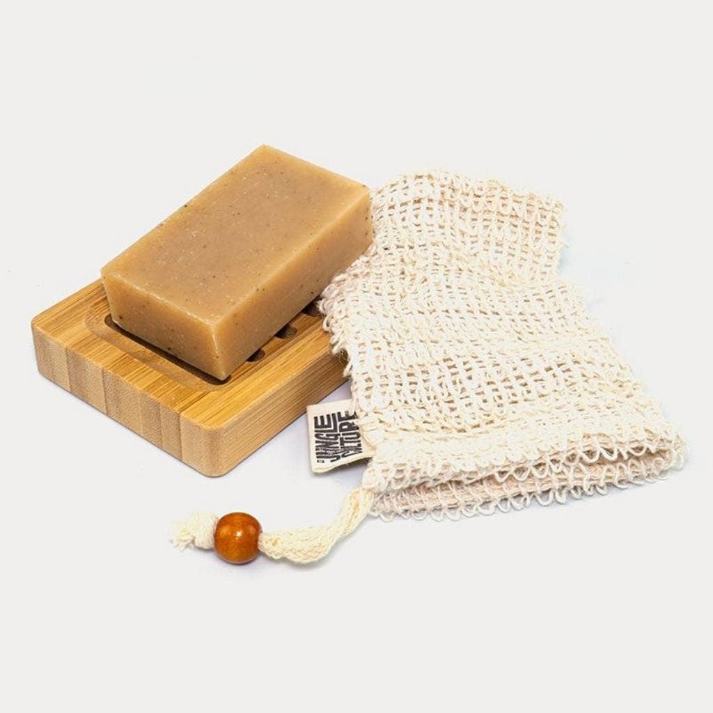 Soap Bag - Sisal | Natural Fibre Mesh Soap Pouch Sack - Earth & Willow - Jungle Culture - Earth & Willow